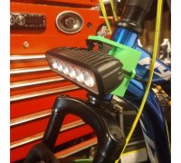 BIKEMATE Adjustable bike light mount with Bikemate Mount / Justierbare  Fahrradlicht - Halterung mit Bikemate Mount by Chris Ne, Download free STL  model