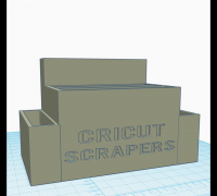 STL file Storage box for Cricut tools 📦・3D printer design to