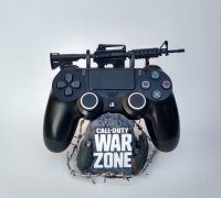 STL file Call of Duty: Modern Warfare 2 Controller Stand, Playstation PS4  PS5