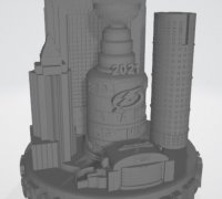 Mlb Tampa Bay Rays Keychan Logo Printable - 3D Print Model by danyelon