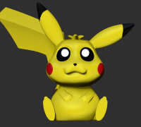 STL file PIKACHU - POKEMON - FUNKO 🐉・3D printer model to download・Cults