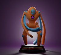 3D file Deoxys vs Rayquaza diorama 🐉・3D printing template to download・Cults
