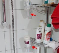 3D Printed Shower Steamer or Shampoo Bar Holder 