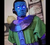 Kang the Conqueror's Custom 3D Printed Time Chair PAINTED