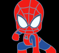 STL file SPIDER CHIBI PLUSHIE・3D printer design to download・Cults