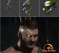How to Build Kano's Mortal Kombat metal cyborg face « Props & SFX