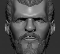 STL file 8 Male Head Sculpt 01 3D model Low-poly 3D model ♂️・3D printer  design to download・Cults