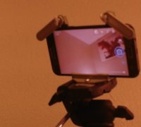 STL file Smartphone tripod mount. Smartphone Tripod Adapter. Cell Phone  Holder Mount Adapter. Adaptador de teléfono móvil para el trípode. 📱・3D  print object to download・Cults