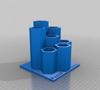 STL file pencil holder・3D printable model to download・Cults
