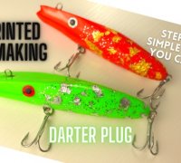 FISHING LURE PEN HOLDER FULL FIN VERSION 2 (STL FILE) – UPSCALE LURES