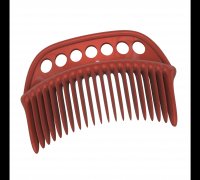 STL file Real Man hairbrush HAIR COMB barrette Multi purpose Male Female  Style Braiding Tool hair styling braid hb-09 3d print cnc 👨・Model to  download and 3D print・Cults