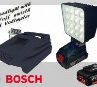 STL file Bosch pro 18V to Bosch pro 12V Adapter 🔧・3D print design to  download・Cults