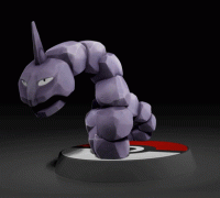 Onix - Flexi Articulated Pokémon with moving jaw (print in place, no  supports)