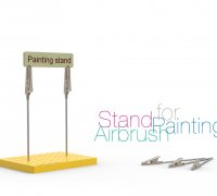 AIrbrush Stand by Egg Plane Man, Download free STL model