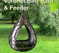 Bird Buddy Bath by martijnc, Download free STL model