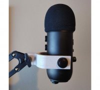 Free 3D file Blue Yeti Microphone + Neewer NW (B-3) pop filter