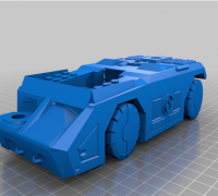 OBJ file NotLego Lego Firefighter tank Model 1805-1 🧑‍🚒・3D printing idea  to download・Cults