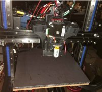 3D Printed ENDER 3 EXTRUDER COVER COOLING AND MOUNT FOR BL TOUCH (3D TOUCH)  by CompadreVlad