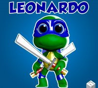 Modello 3D Tartaruga Ninja Leonardo - TurboSquid 2040082