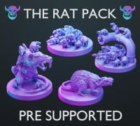 3D file Rat King 🐀・3D print model to download・Cults