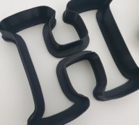 STL file Alphabet letters h key holder・3D printer model to download・Cults