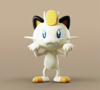 3D Print & paint Meowth air balloon pokemon #3dprinting #3dprint