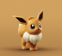 Pokémon - Evoli HD ( Eevee ) - Easy Print by BODY3D, Download free STL  model