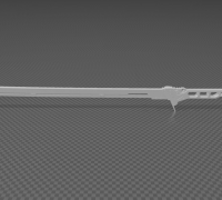 DeadPool Katana Sword 3D Printable Model cosplay STL 3D model 3D printable