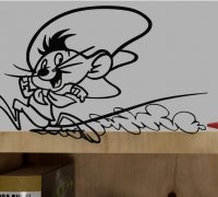 Speedy Gonzales stencil by Longquang - Thingiverse