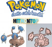 STL file Pokemon - Tyrogue, Hitmontop, Hitmonlee and Hitmontop 🐉・3D  printing idea to download・Cults