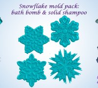 snowflake mold 3D Models to Print - yeggi