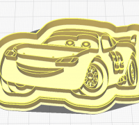 STL file LIGHTNING MCQUEEN - Cars Toy 🌩️・3D printing template