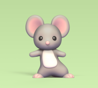 Mouse rat | 3D Print Model