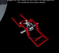 Land Cruiser Overhead Console Airbag Man Gauge Adaptor 3D model 3D  printable