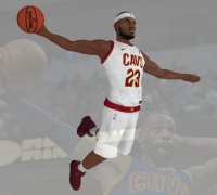 STL file JERSEY -- lakers -- LEBRON JAMES・Template to download and 3D  print・Cults