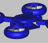 3D Printed key ring fpv drone / porte clef drone by C.R FPV
