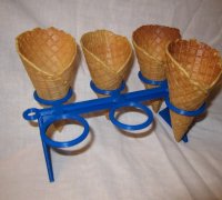 3D Printable Ice cream holder #Tinkerfun by Ido Dana