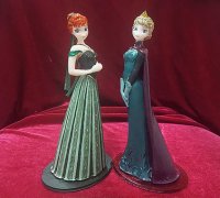 Free STL file frozen : Elsa From Frozen Free Kids Toy Beautiful