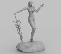 3D Printable Magik (Illyana Rasputina) - (X-men, new mutants) by