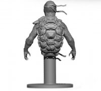 Fanart TMNT Donatello Triumphant Statue 3D model 3D printable