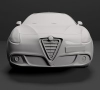 STL file Alfa Romeo Giulietta Front Grill Keychain 🗝️・Design to download  and 3D print・Cults