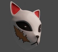 STL file Cat mask 🐱・3D print model to download・Cults