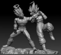 3D file Dragon ball - Xeno Goku SSJ4 time patrol 🐉・3D print