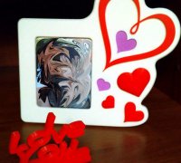 photo frame love 3D Models to Print - yeggi