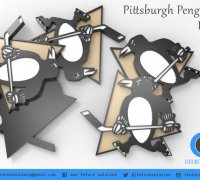 Pittsburgh Penguins 3D Magnet