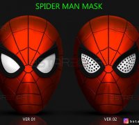 2099 Ultimate Spiderman Mask Helmet Cosplay 3D Spider-Man Costume