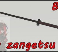 STL file Ichigo Zangetsu 1 180cm 💬・3D printable model to download・Cults