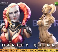 Details about   Harley Quinn In Rabbit Suit Figure 3D Print Model Kit 1/6 Unpainted Unassembled 