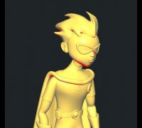 Teen titans Stylized Starfire rigged | 3D model