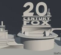 20th Century Fox Movie Logo Replica 3D model animated